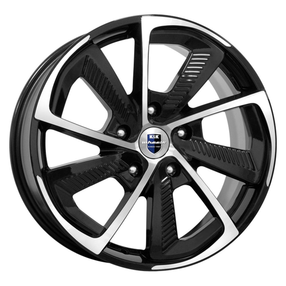 

R18 5x114 8j Et45 D67,1 K&K C,T,G, (Kc687) Алмаз Черный K&K 65236, Черный;серебристый