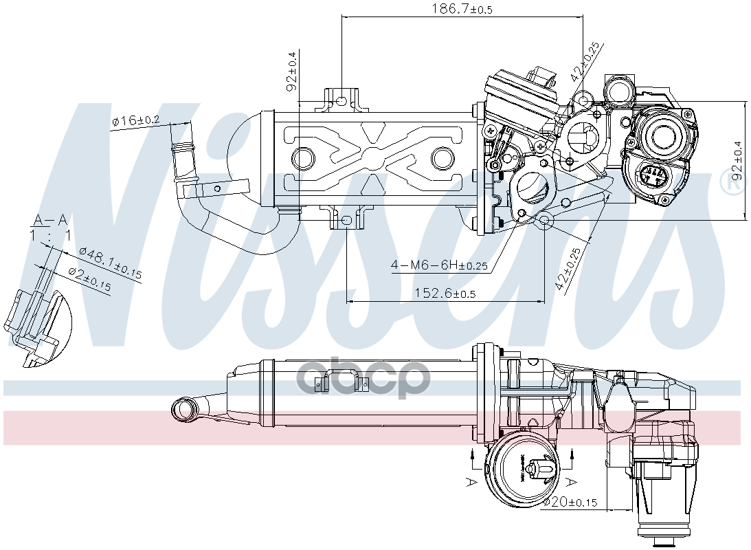 

Клапан Egr Audi/Vw/Skoda/Seat 2,0 Tdi 03-> Nissens арт. 98178