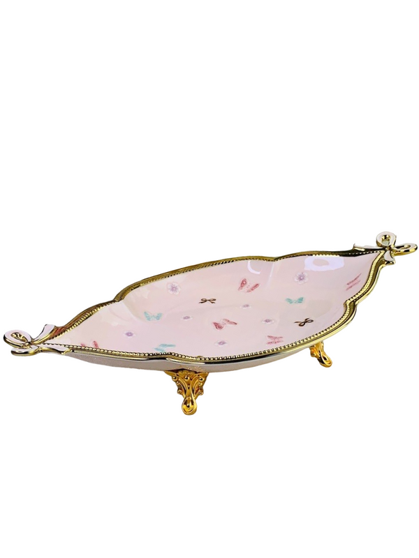 

Блюдо сервировочное Блюдо Бабочки Lenardi 41 см 144-401, Бежевый, Блюдо