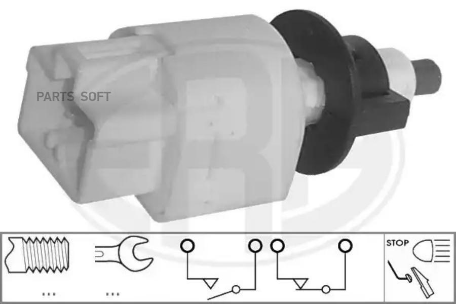 

ERA 330723 Датчик стоп-сигнала CITROEN: C1 FIAT: SEDICI OPEL: AGILA PEUGEOT: 107 SUZUKI: C