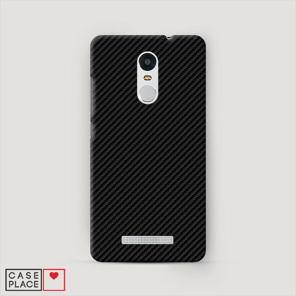 

Пластиковый чехол "Черный карбон" на Xiaomi Redmi Note 3