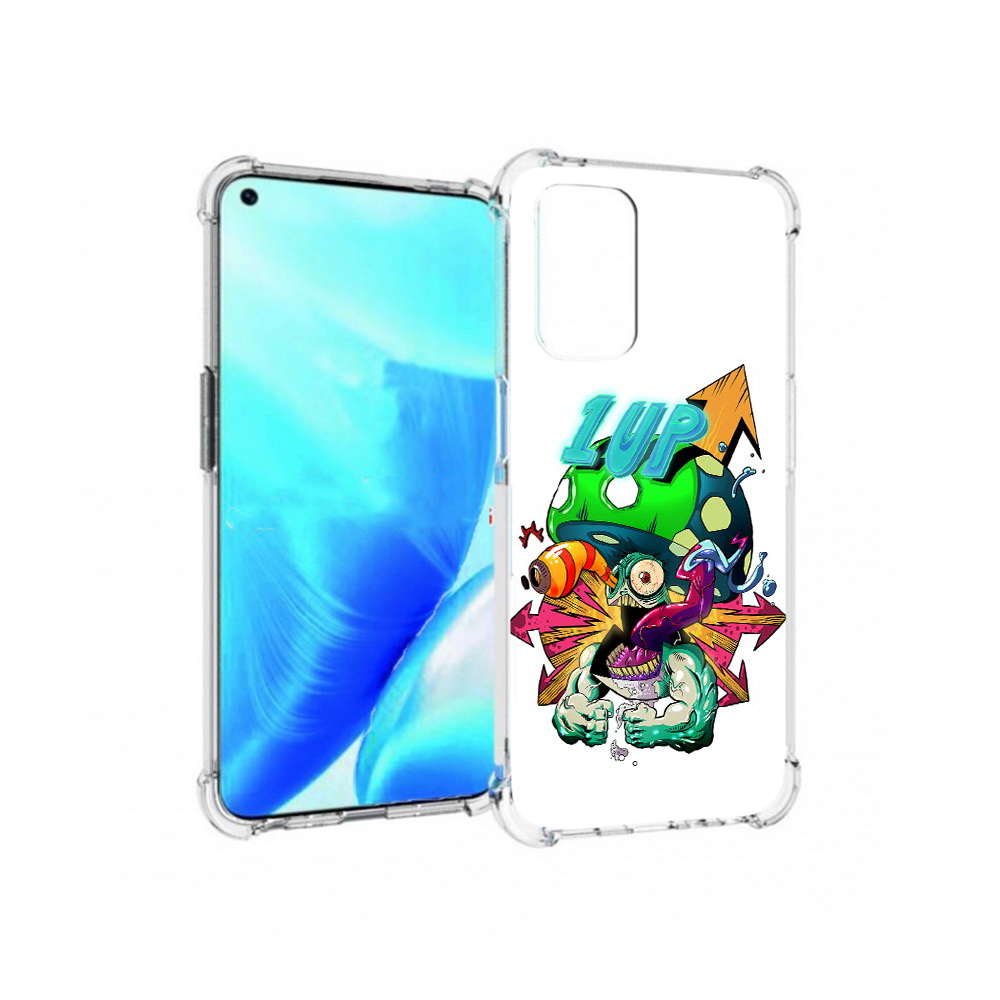 

Чехол MyPads Tocco для OnePlus Nord N200 5G сильный гриб абстракция (PT227046.132.599), Прозрачный, Tocco