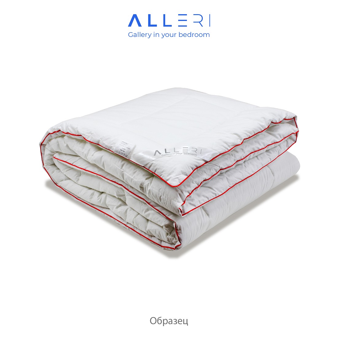 

Одеяло Alleri Bio-ПУХ white gold-line Евро демисезонное 350 гр/м, Белый, Евро