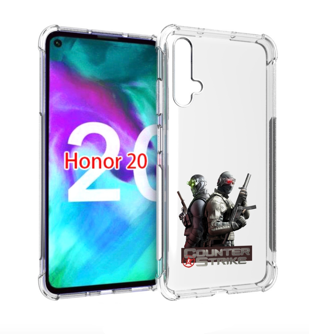 

Чехол бампер MyPads КС для Honor 20., Прозрачный, Tocco