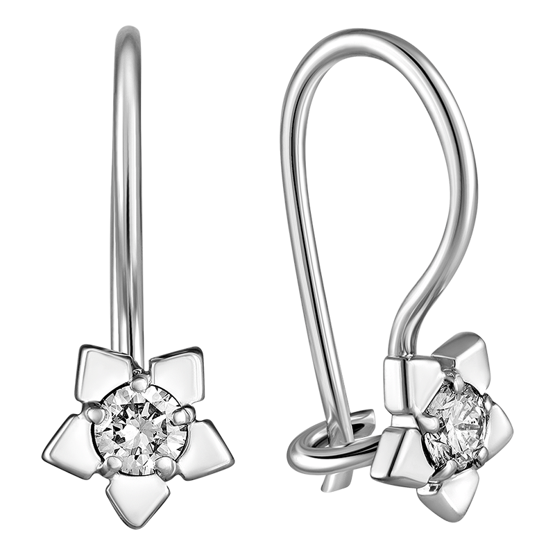 

Серьги из золота с бриллиантом выращенным IQ Diamonds 1211-E5W-RD12EFGVSSI-IG-1, 1211-E5W-RD12EFGVSSI-IG-1