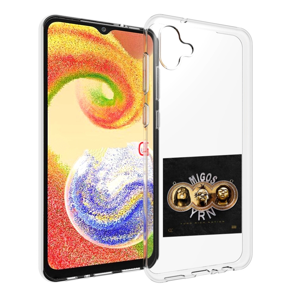 

Чехол MyPads Migos - Yung Rich Nation для Samsung Galaxy A04, Прозрачный, Tocco