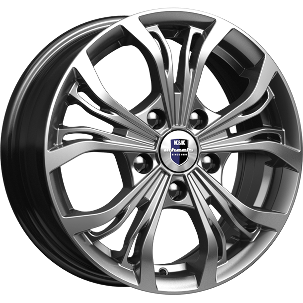 

R16 5x112 6,5j Et40 D66,6 K&K Аламида (Кс660) Дарк Платинум K&K 73159, Серый