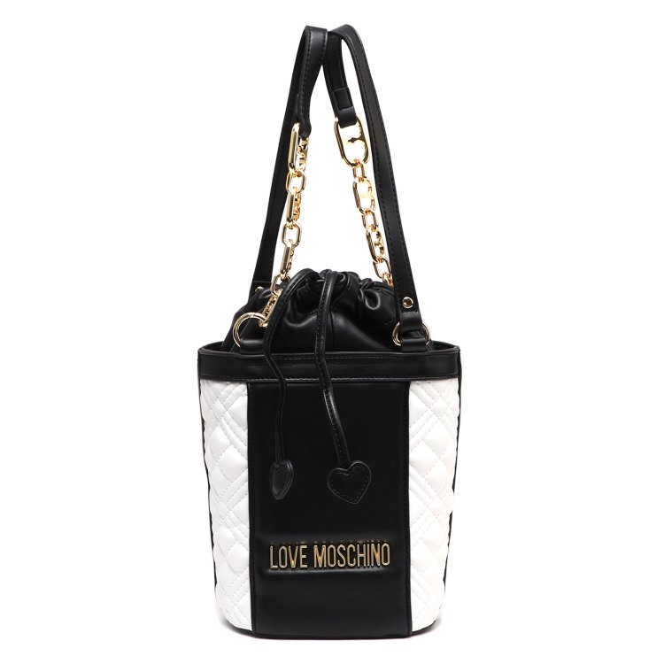 

Сумка женская Love Moschino JC4165PP черная, Белый;черный, JC4165PP