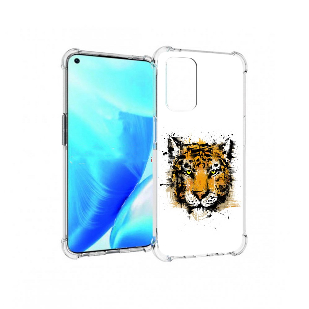 

Чехол MyPads Tocco для OnePlus Nord N200 5G тигруля (PT227046.132.643), Прозрачный, Tocco