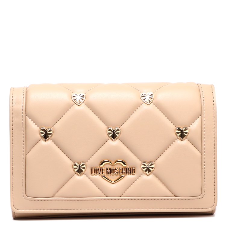 

Сумка кросс-боди женская Love Moschino JC4222PP светло-бежевая, Бежевый, JC4222PP