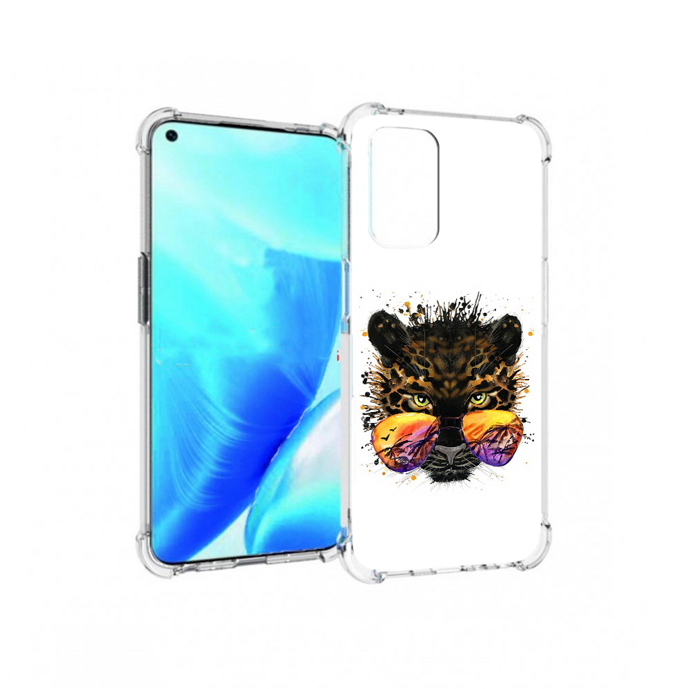 

Чехол MyPads Tocco для OnePlus Nord N200 5G тропический леопард (PT227046.132.649), Прозрачный, Tocco