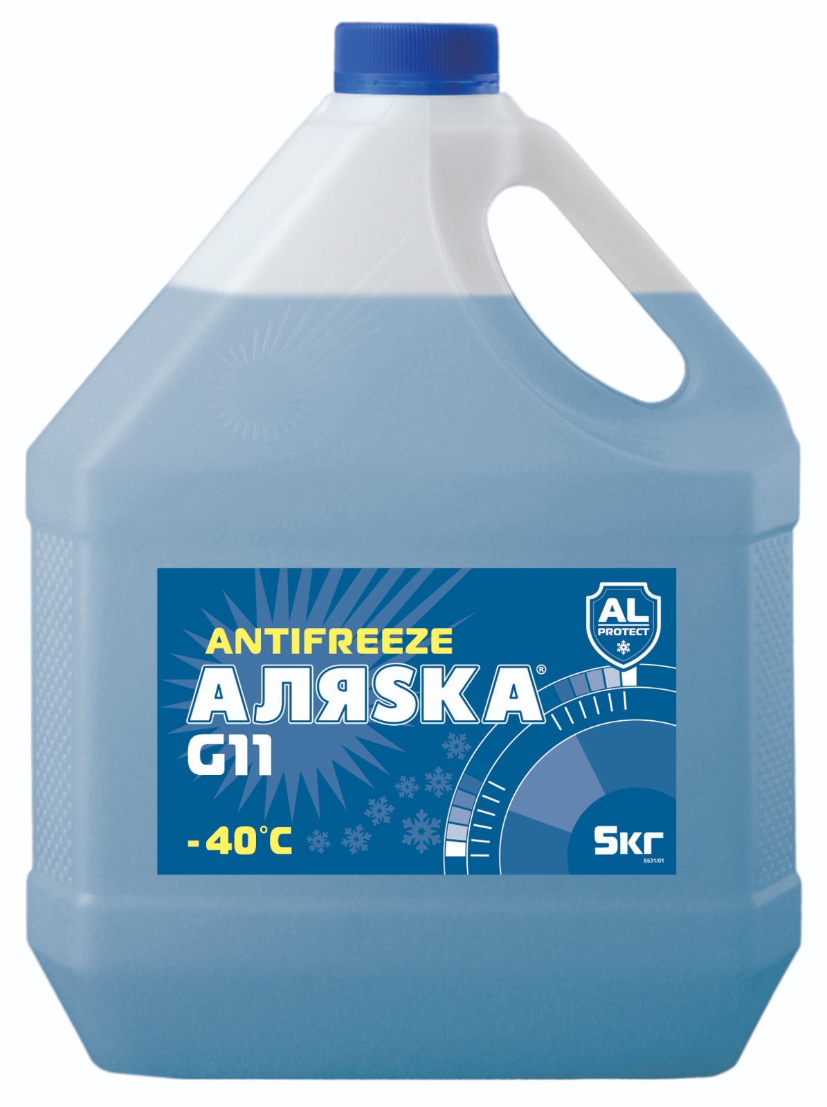 фото Антифриз аляска -40 g11 синий 5кг аляsка