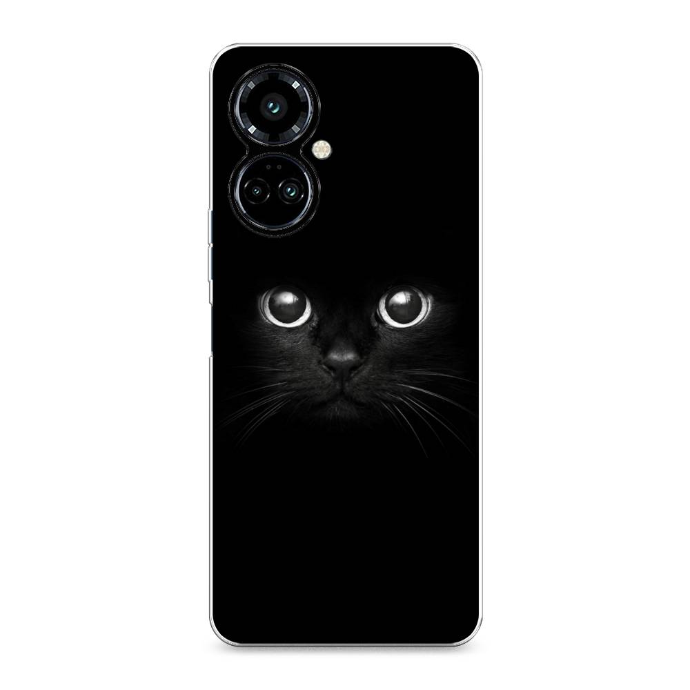 

Силиконовый чехол "Взгляд черной кошки" на Tecno Camon 19 Pro