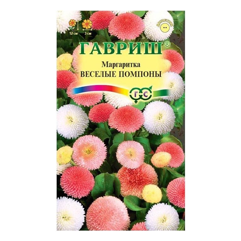 

Семена Гавриш Маргаритка Веселые помпоны 0,02 г