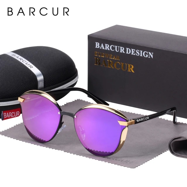 Солнцезащитные очки женский BARCUR EYE WEAR фиолетовые