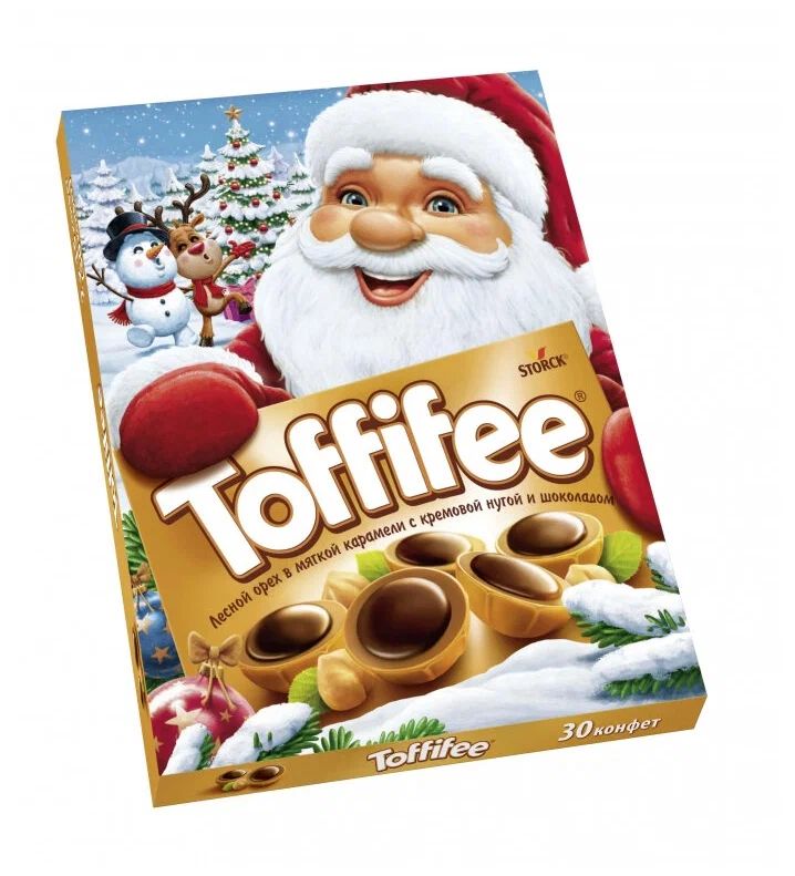 Набор конфет Toffifee Санта Клаус 250 г