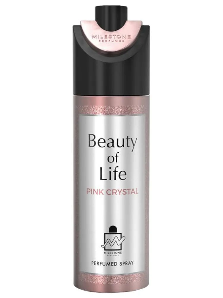 Дезодорант спрей Milestone Beauty of life pink crystal женский 200 мл 399₽