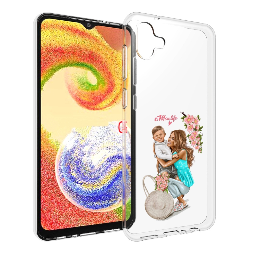

Чехол MyPads Momlife для Samsung Galaxy A04, Прозрачный, Tocco