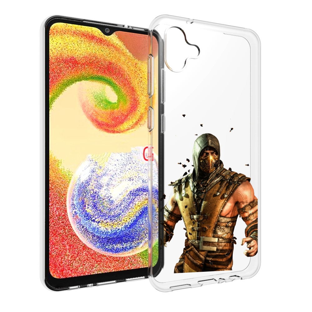 

Чехол MyPads Mortal Kombat scorpion для Samsung Galaxy A04, Прозрачный, Tocco