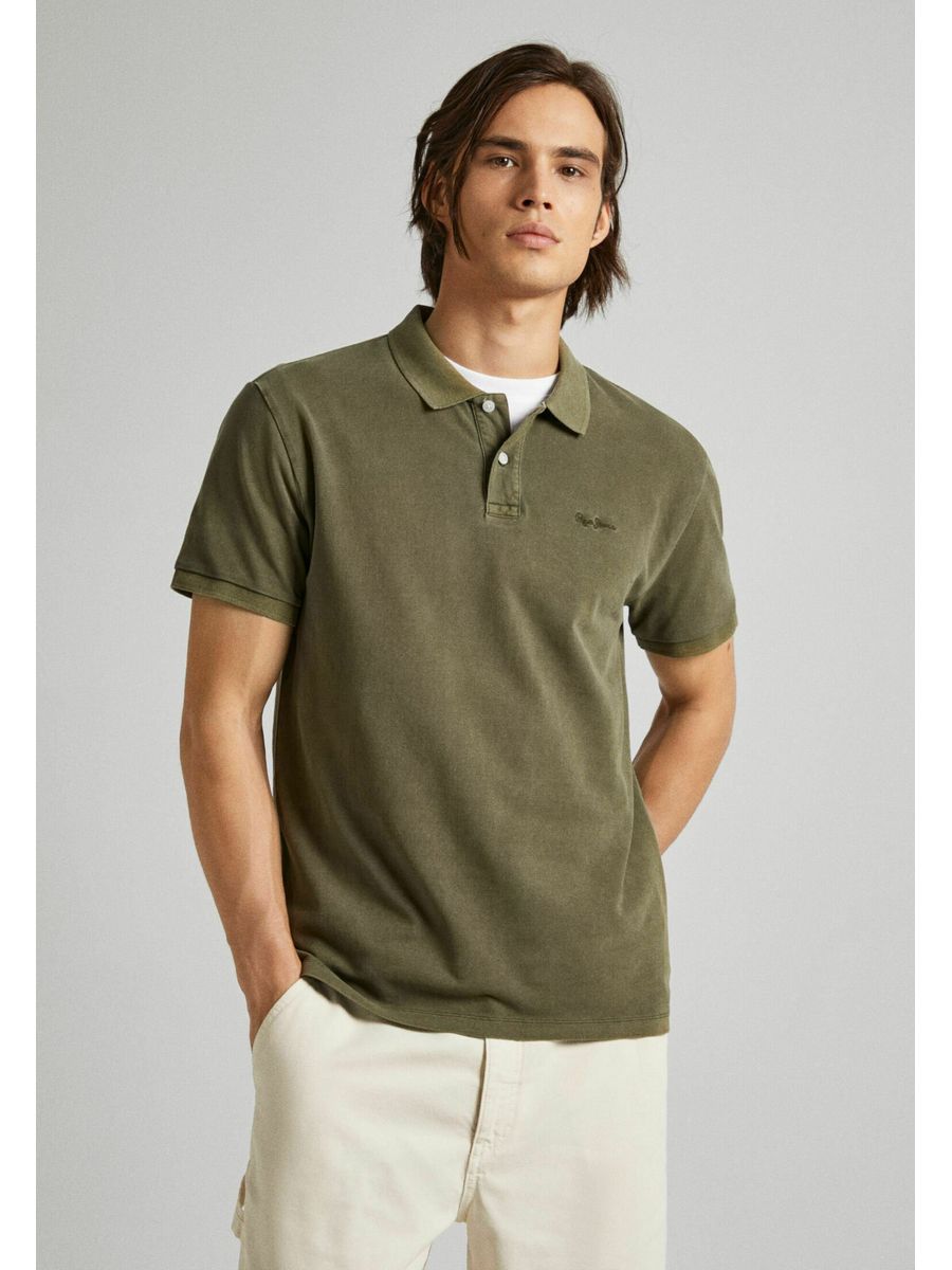 

Футболка мужская Pepe Jeans London PE122P03S зеленая S, Зеленый, PE122P03S