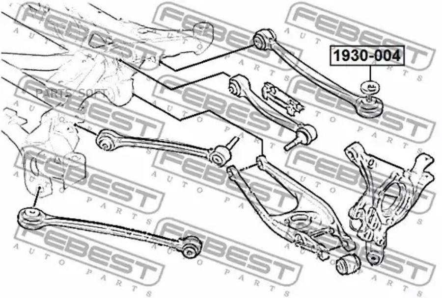

1930-004_шайба с эксцентриком! \ BMW E60/E61 03-10