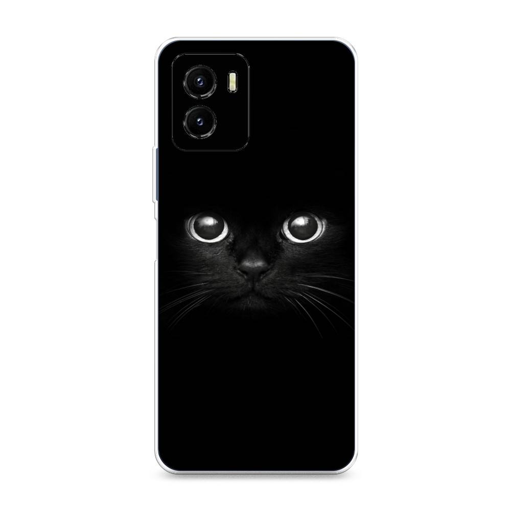 фото Силиконовый чехол "взгляд черной кошки" на vivo y10 awog