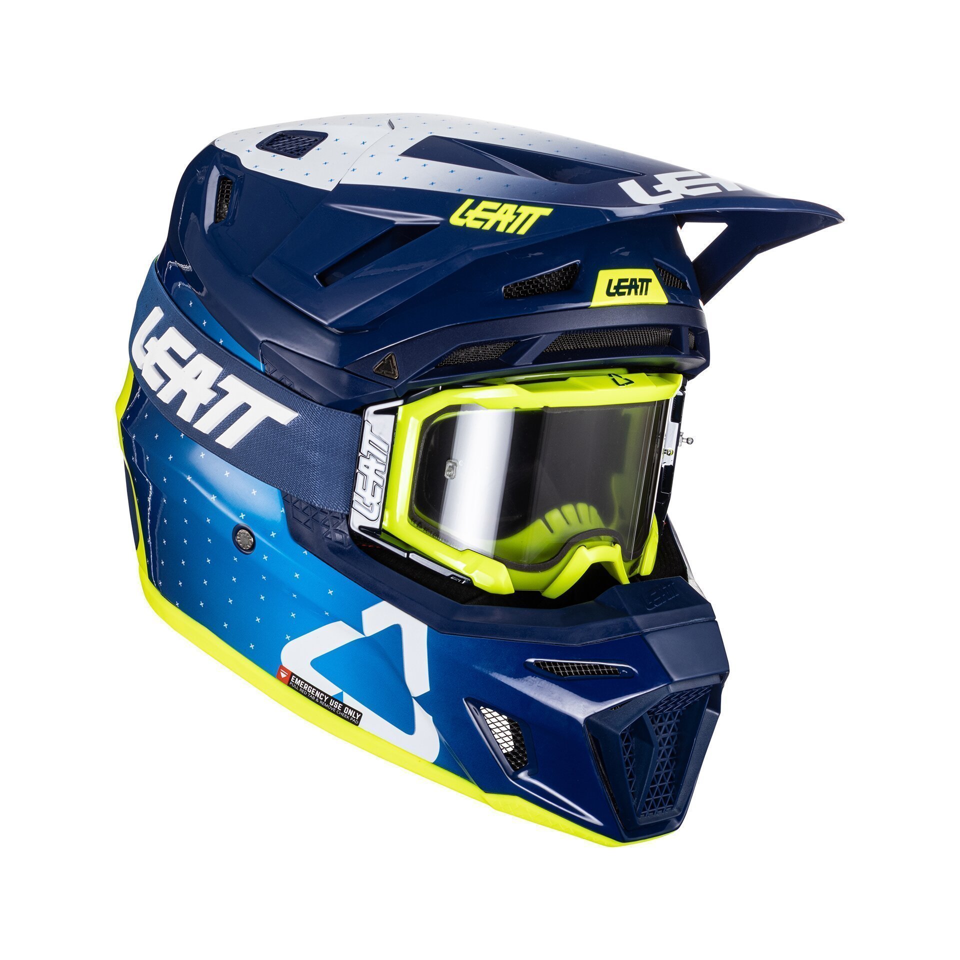 Мотошлем Leatt Moto 8.5 Helmet Kit, Blue, XXL, 2024 (1024060125)