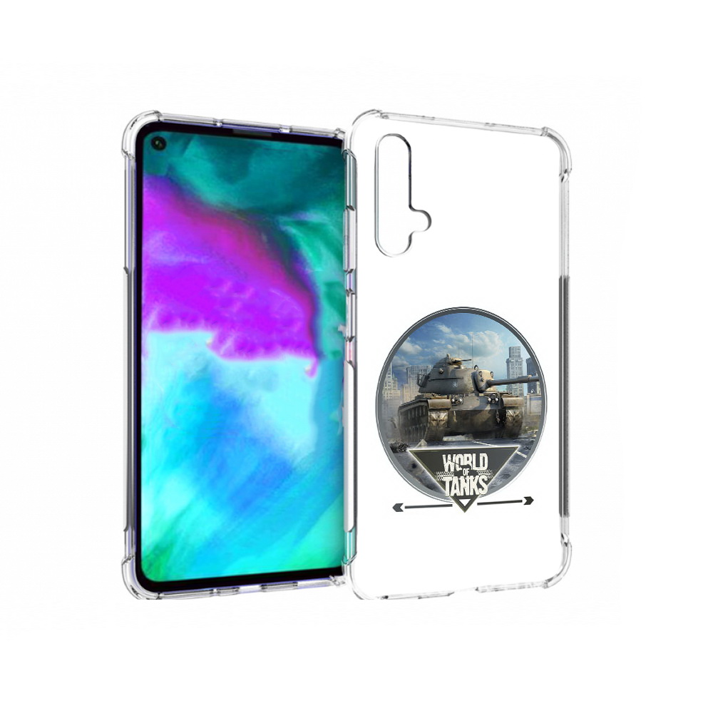 

Чехол бампер MyPads Мир танков для Huawei nova 5T противоударный, Прозрачный, Tocco
