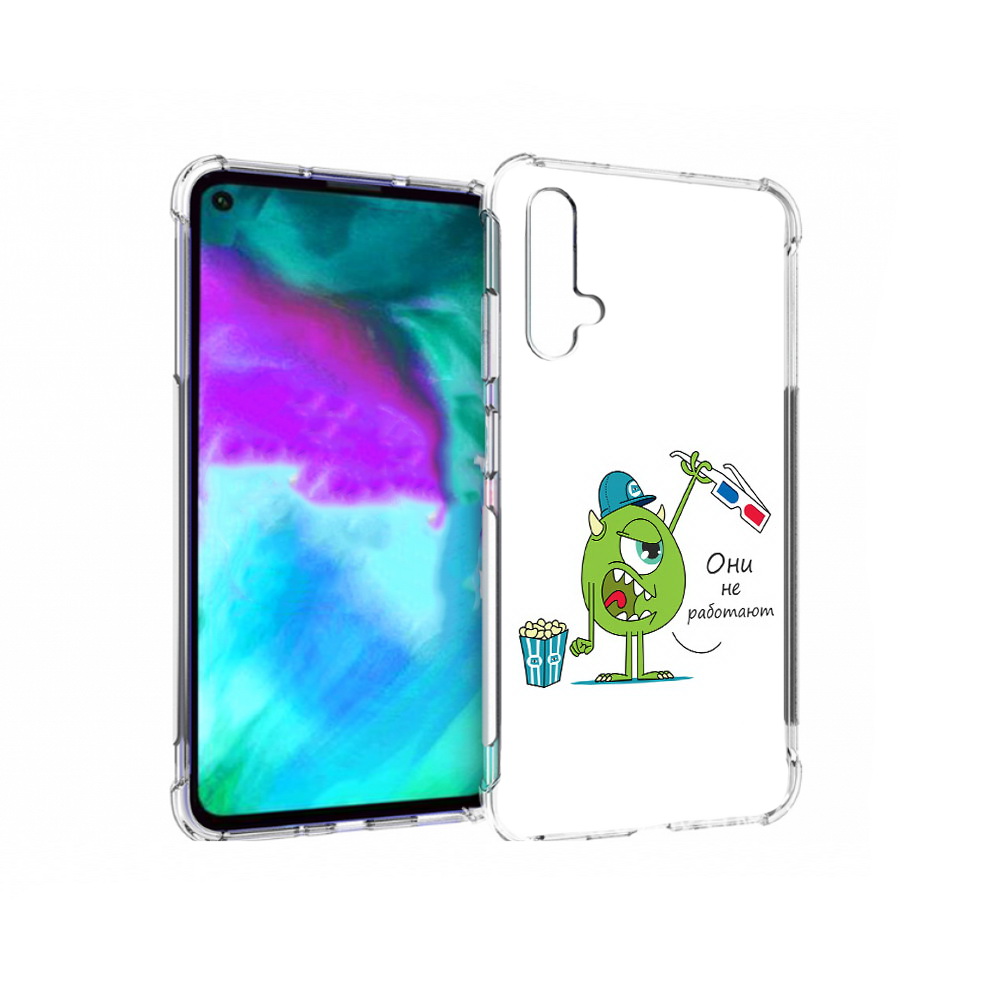 

Чехол бампер MyPads Очки не работают для Huawei nova 5T противоу, Прозрачный, Tocco