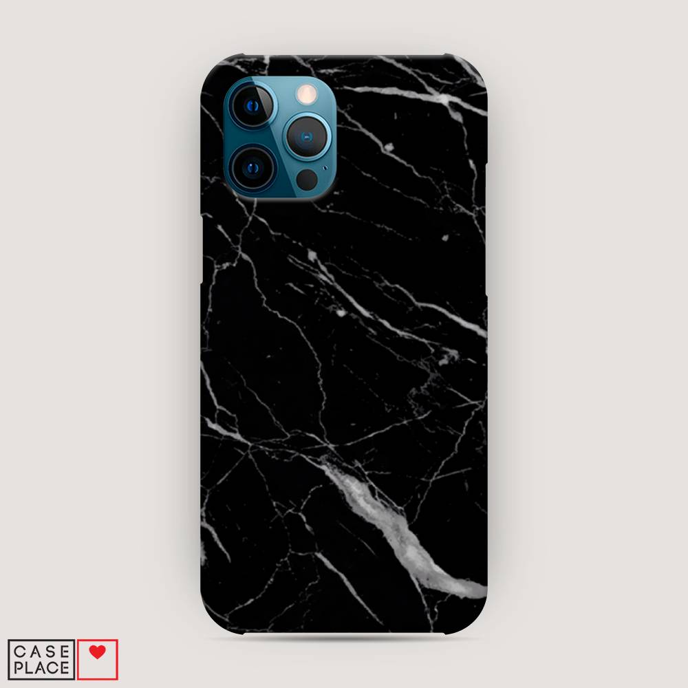 

Пластиковый чехол "Черный минерал" на Apple iPhone 12 Pro Max, 12720-2
