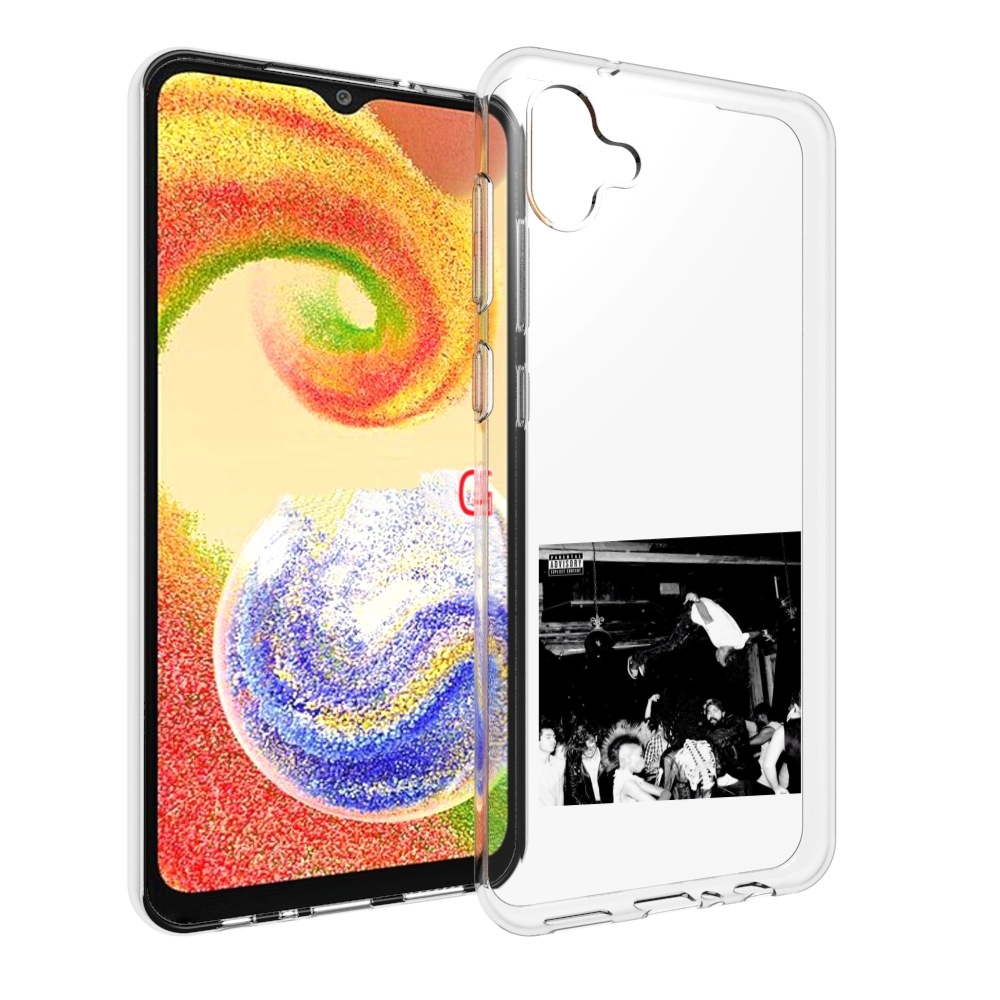 

Чехол MyPads Playboi Carti - Die Lit для Samsung Galaxy A04, Прозрачный, Tocco