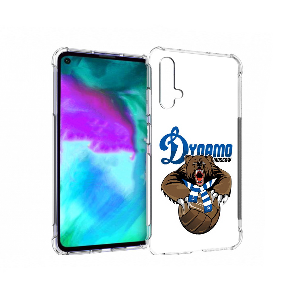 

Чехол бампер MyPads ФК Динамо медведь для Huawei nova 5T противо, Прозрачный, Tocco