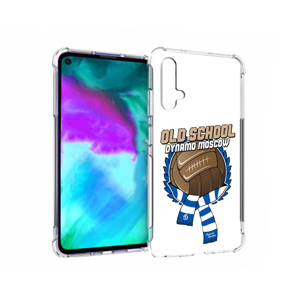 Чехол бампер MyPads ФК Динамо олд скул для Huawei nova 5T против