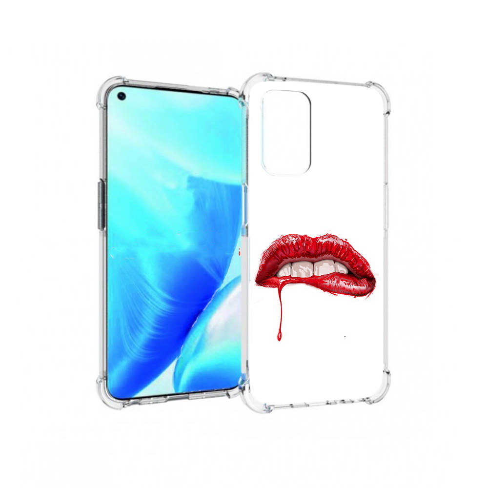 

Чехол MyPads Tocco для OnePlus Nord N200 5G яркие красные губы (PT227046.132.706), Прозрачный, Tocco
