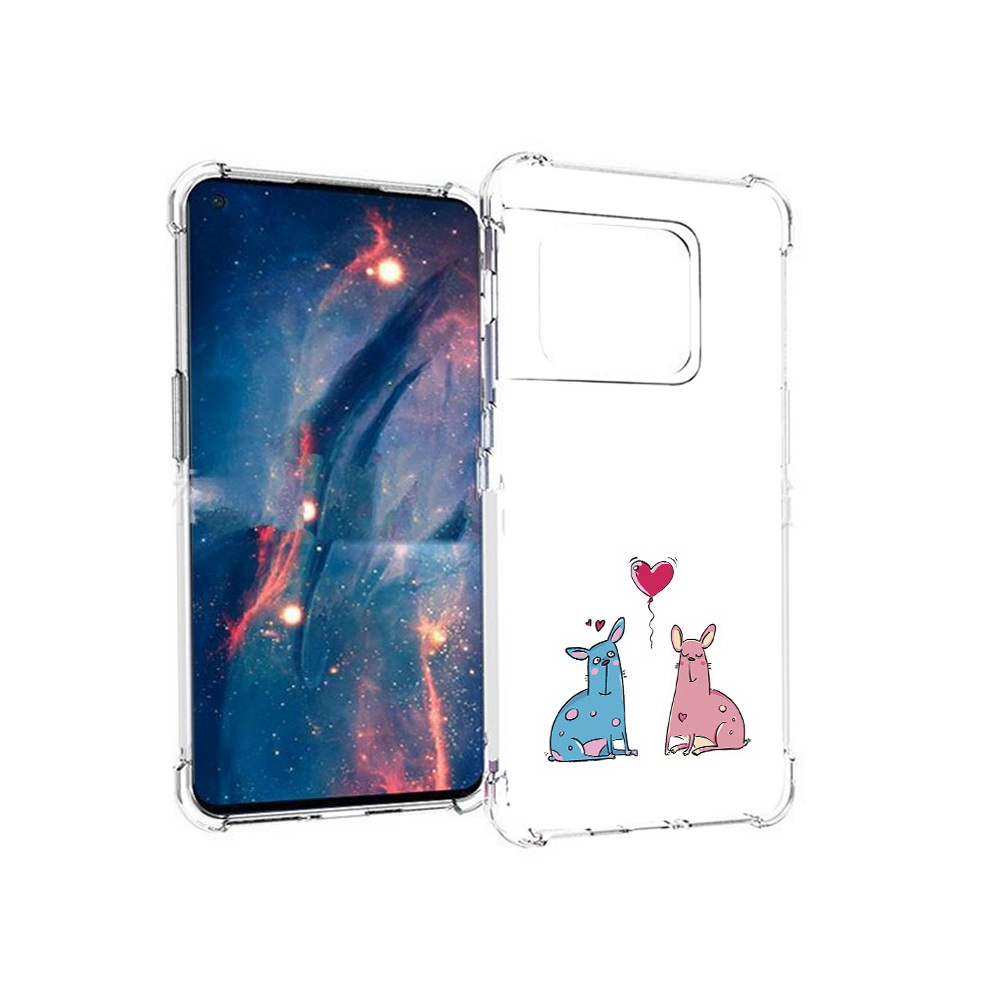 

Чехол MyPads Tocco для OnePlus 10 Pro Лама любовь (PT224239.133.102), Прозрачный, Tocco