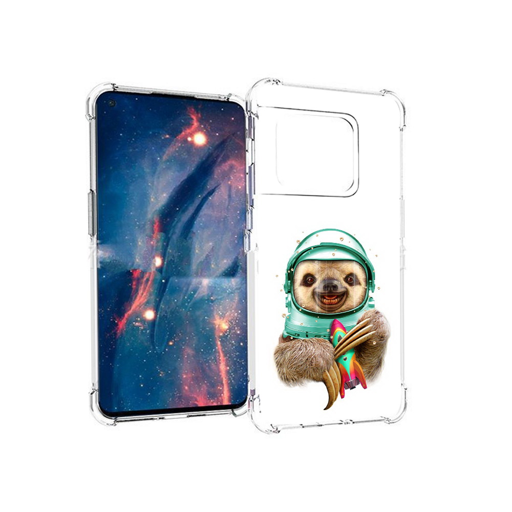 

Чехол MyPads Tocco для OnePlus 10 Pro Ленивец астронавт (PT224239.133.104), Прозрачный, Tocco