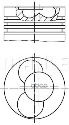 

Поршень Mahle/Knecht 0304112 Avant 1.9 TDI 91-96; A3 1.9 TDI 96-03