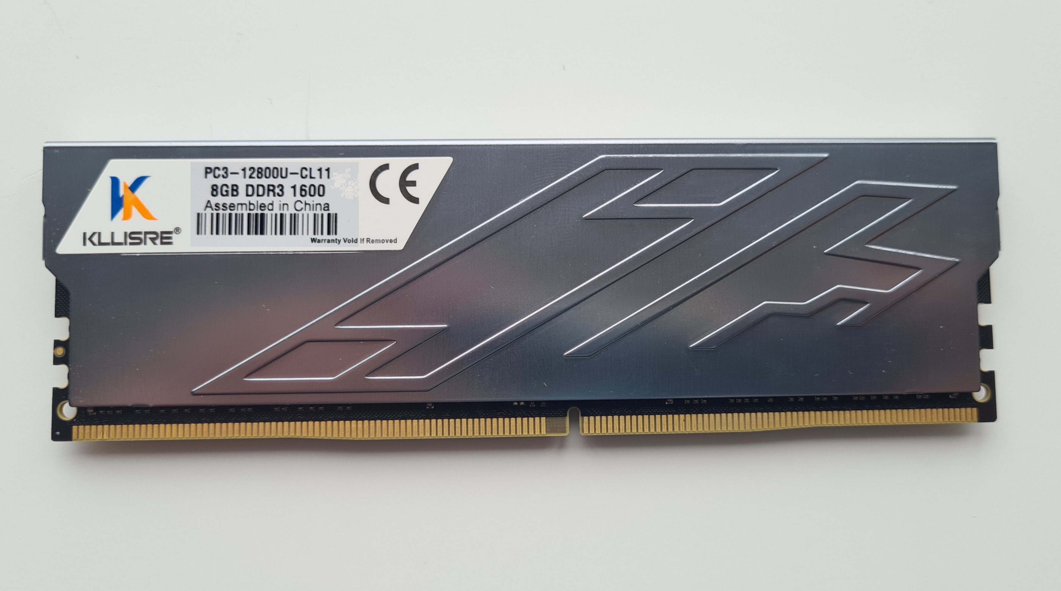 

Оперативная память Kllisre (DDR3-8Gb Sl) DDR3 1x8Gb 1600MHz, DDR3-8Gb