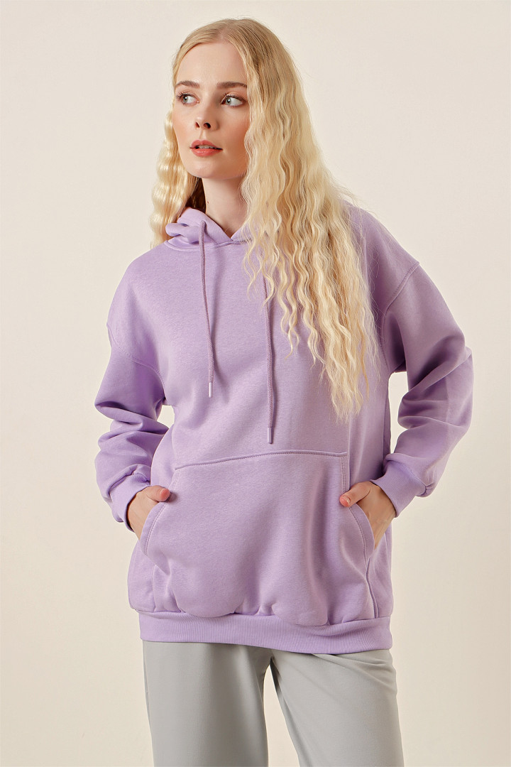 

Худи женское Giensonline Z-000007700_C42 фиолетовое M (товары доставляются из-за рубежа), Z-000007700_C42