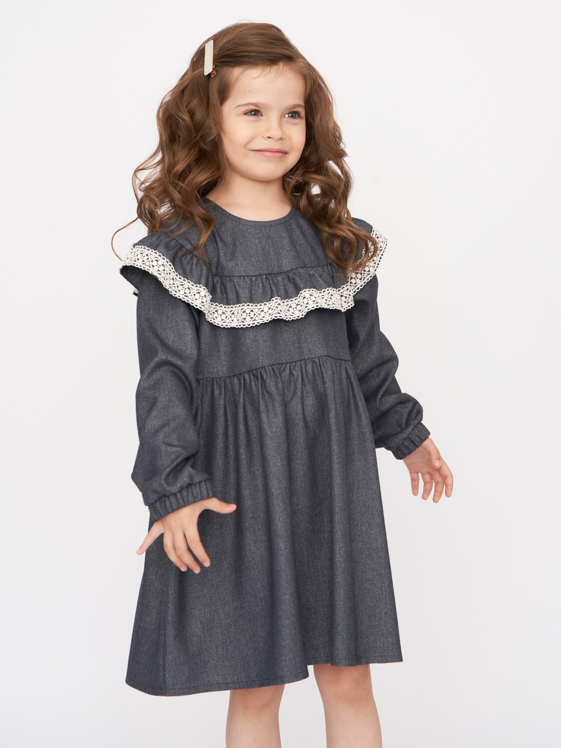 

Платье детское Prima Baby PPP05031MEL06, синий, 128, PPP05031MEL06