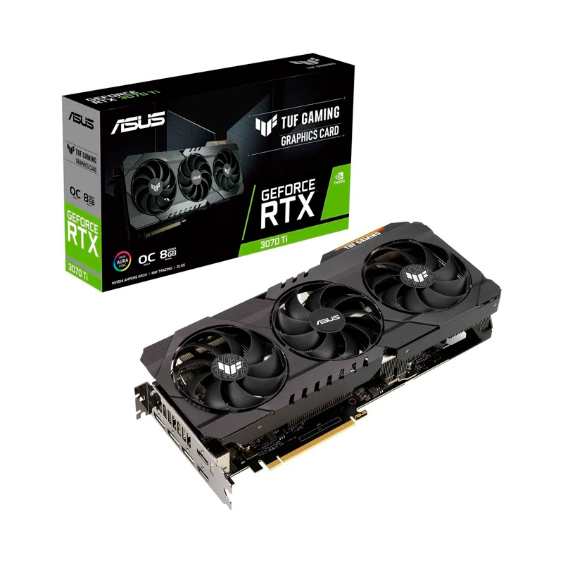 фото Видеокарта asus nvidia geforce rtx 3070 ti (tuf-rtx3070ti-o8g-gaming)