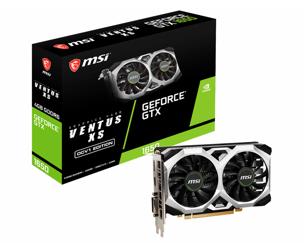 фото Видеокарта msi nvidia geforce gtx 1650 (gtx 1650 d6 ventus xs v1)