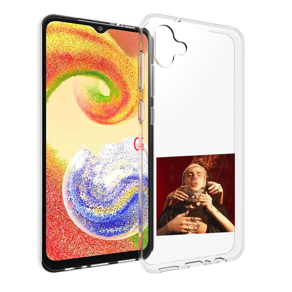

Чехол MyPads Slime face для Samsung Galaxy A04, Прозрачный, Tocco