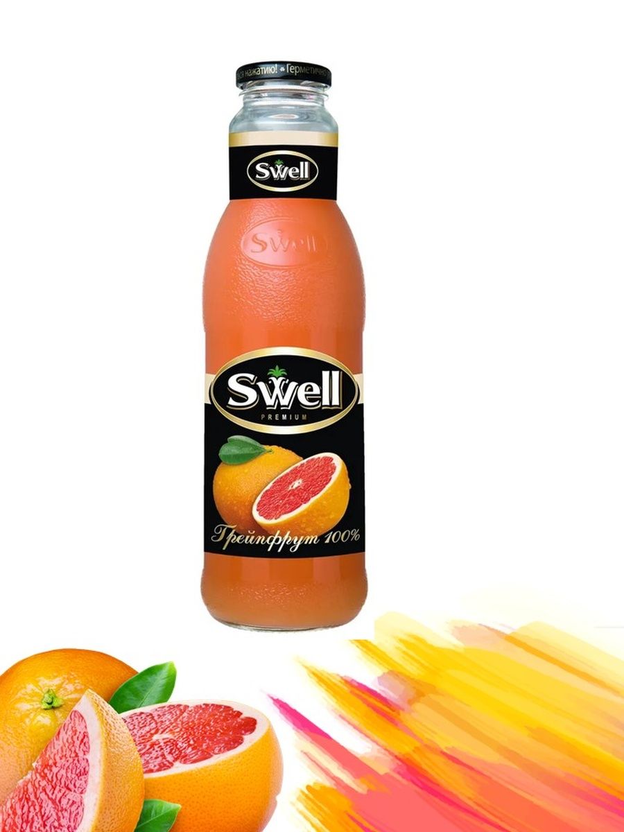 Сок Swell грейпфрут, 0,75 л x 6 шт