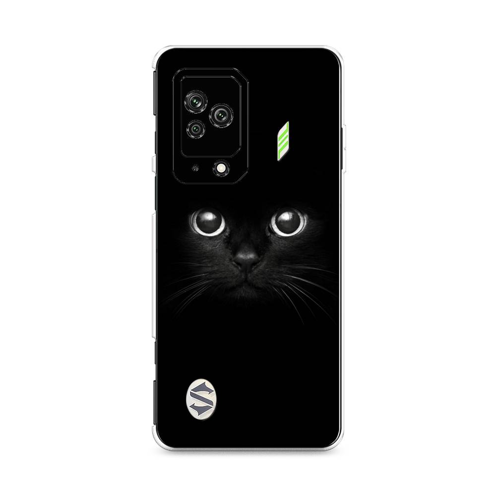 

Чехол Awog на Xiaomi Black Shark 5 "Взгляд черной кошки", Разноцветный, 314050-1