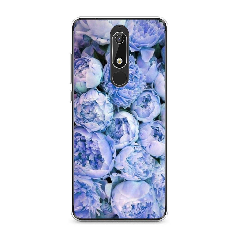 

Чехол Awog "Пионы голубые" для Nokia 5.1, 121750-8