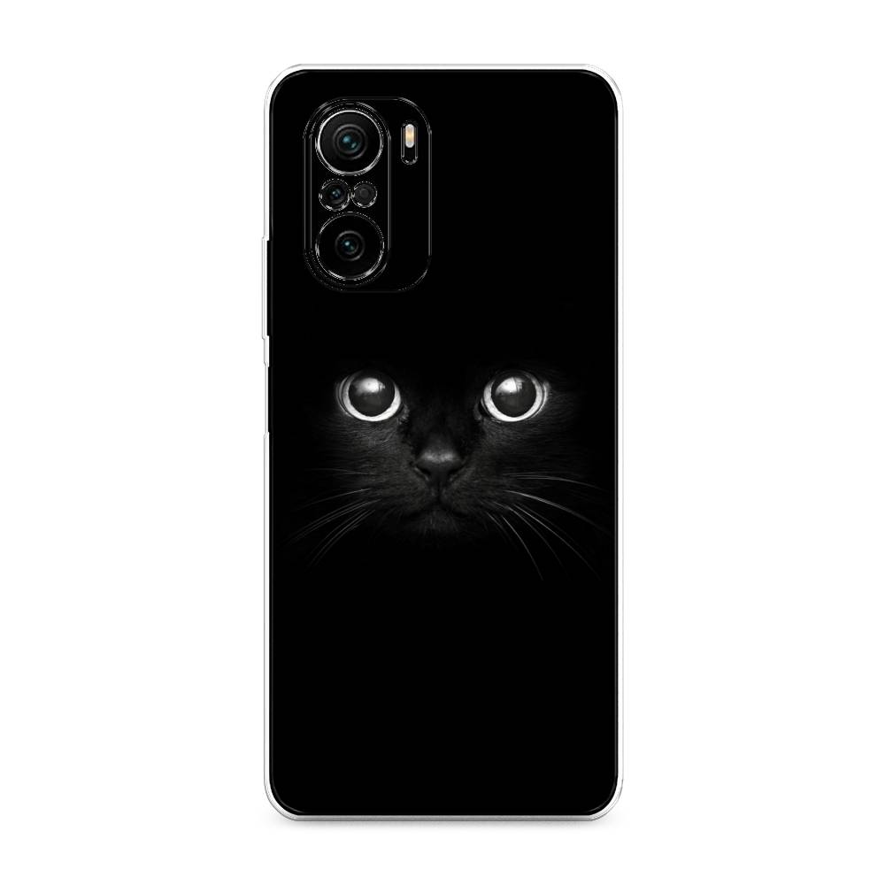 

Чехол Awog на Poco F3/Redmi K40/Mi 11i "Взгляд черной кошки", Разноцветный, 312650-1