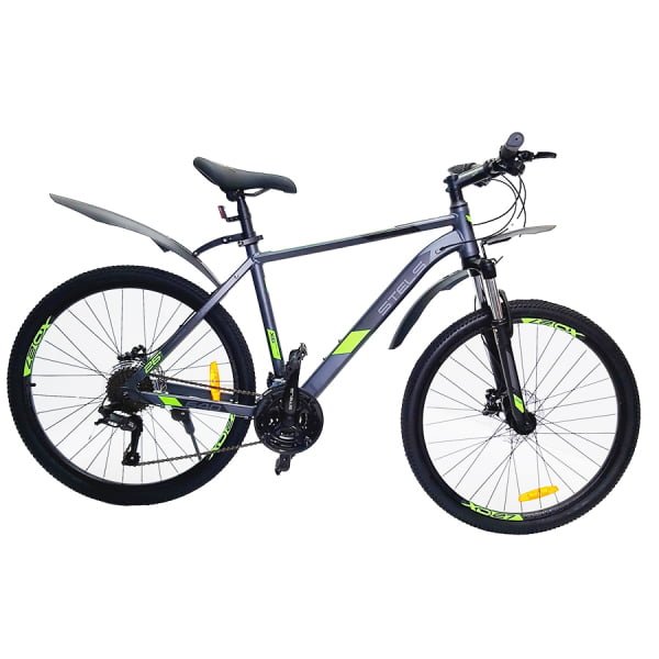 Велосипед Stels Navigator 640 D V010 Антрацитовый/Зеленый 26d (LU091518) / 14.5