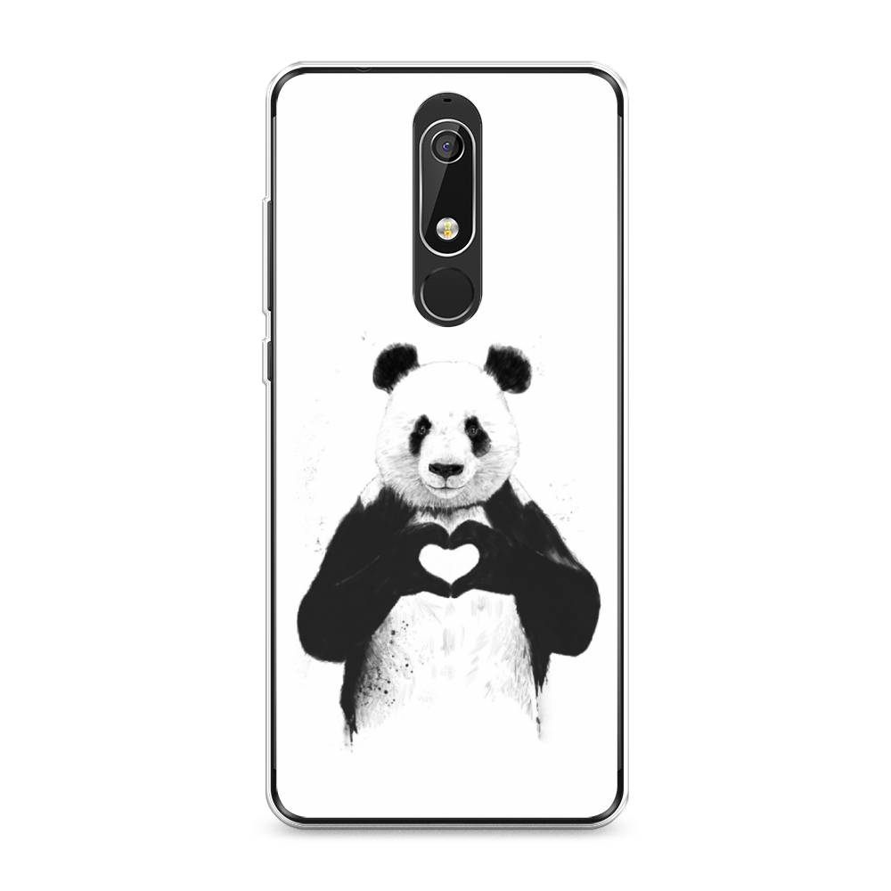 

Чехол Awog "Панда love" для Nokia 5.1, 121750-10