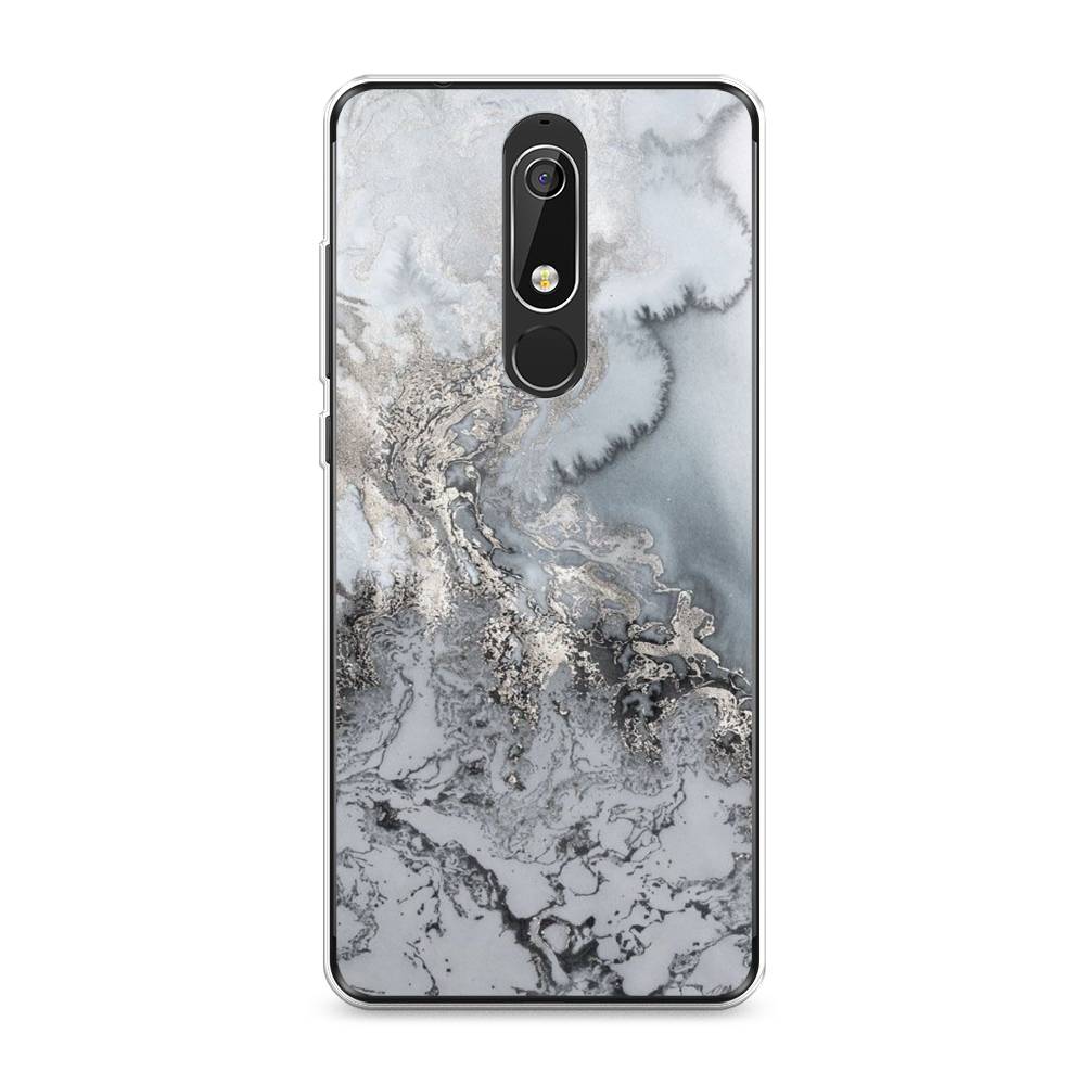 

Чехол Awog "Морозная лавина серая" для Nokia 5.1, 121750-3
